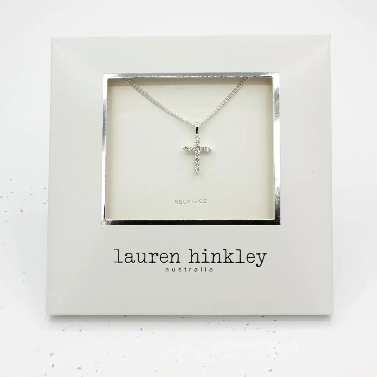 Lauren Hinkley Girls Accessory Diamante Cross Necklace