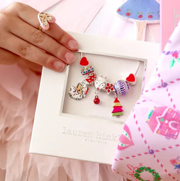 Lauren Hinkley Girls Accessory Rudolf Charm Bracelet