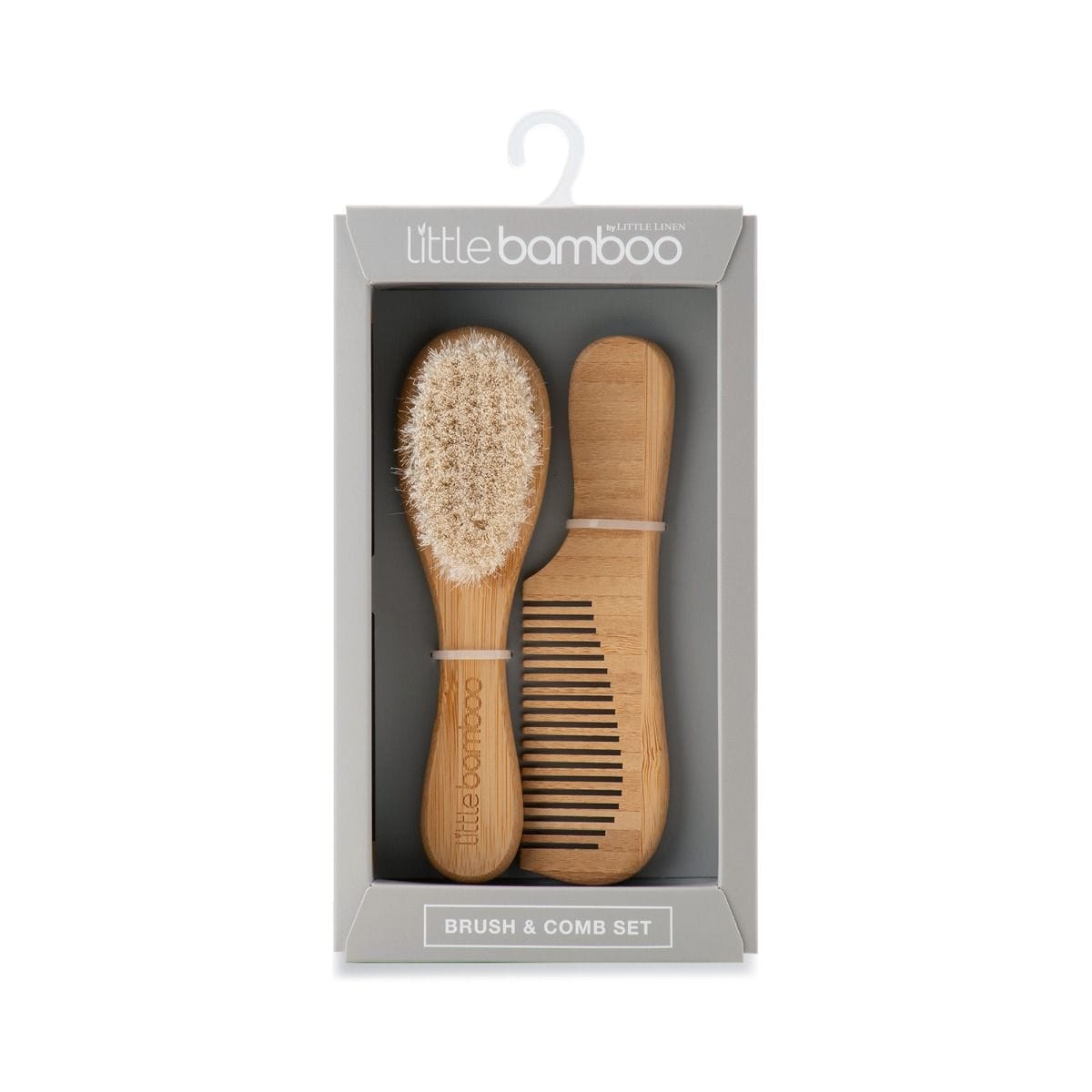 Little Bamboo Accessory Hair Brush & Comb Set