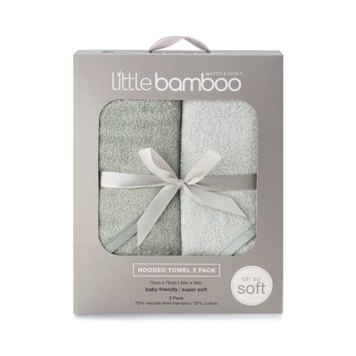 Little Bamboo Bath Little Bamboo Hooded Towel 2pk