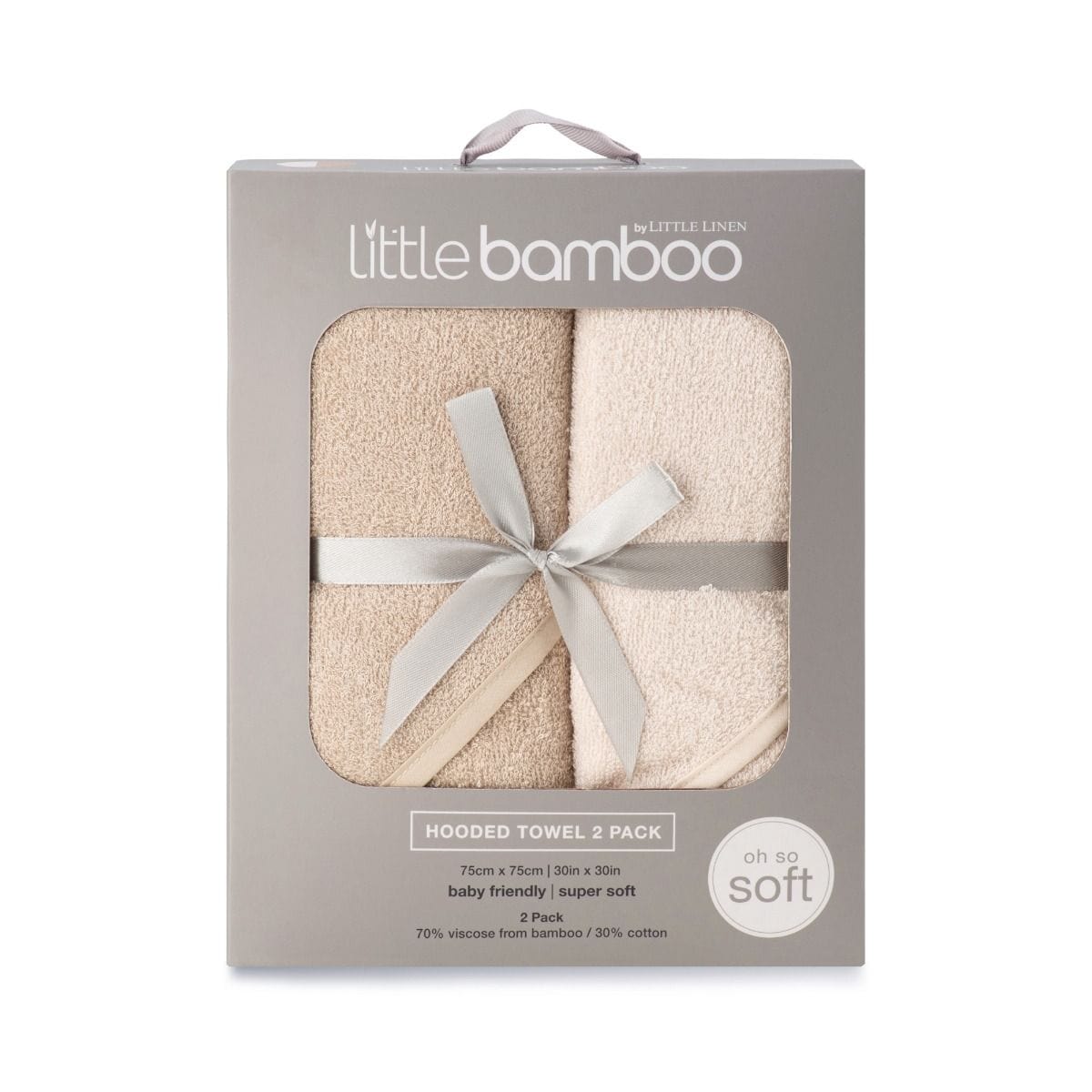 Little Bamboo Bath Little Bamboo Hooded Towel 2pk