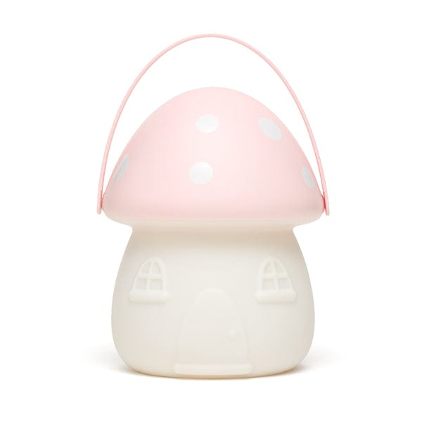 Little Belle Nightlights Room Decor Fairy House Carry Lantern - Pink & White