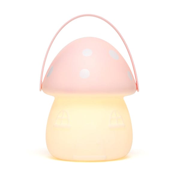 Little Belle Nightlights Room Decor Fairy House Carry Lantern - Pink & White