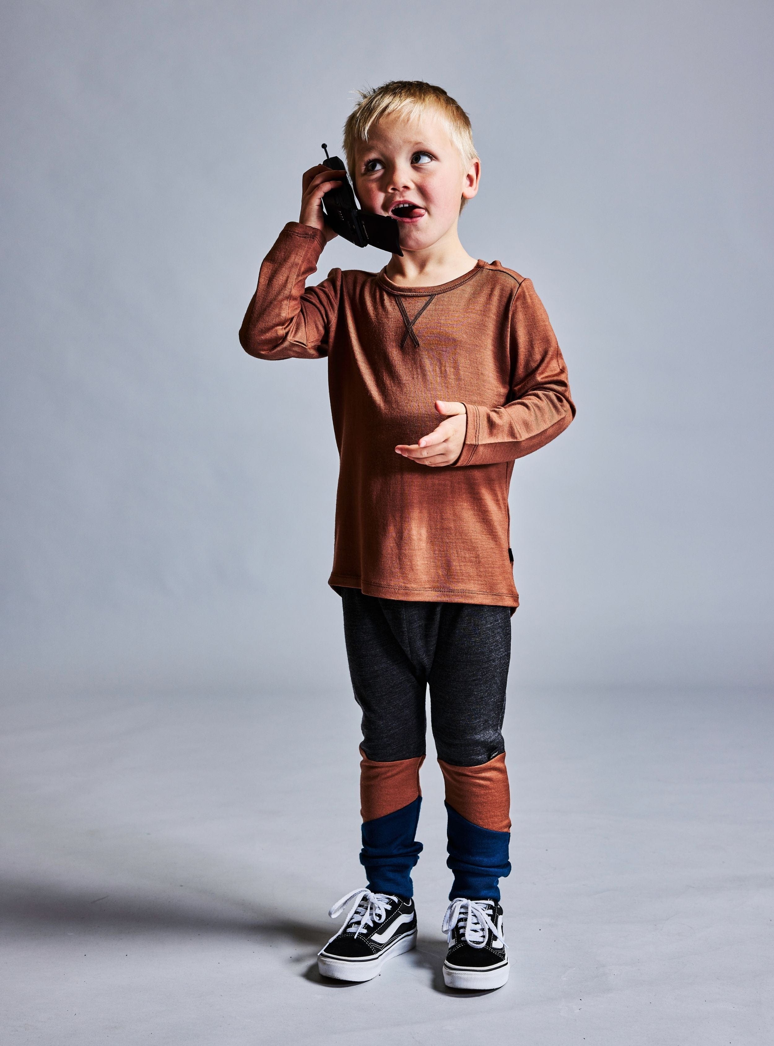 Little Flock Of Horrors Unisex Tee Wyatt Long Sleeve Tee - Clay