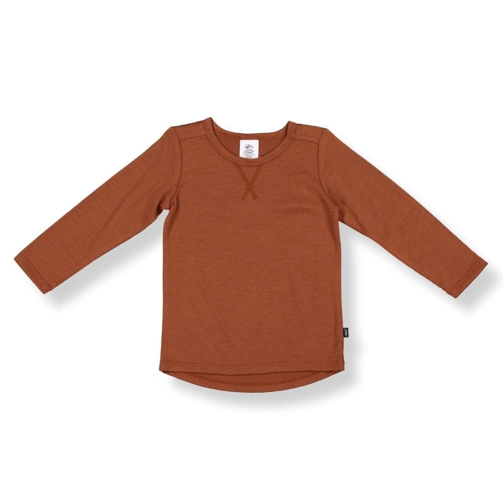 Little Flock Of Horrors Unisex Tee Wyatt Long Sleeve Tee - Clay