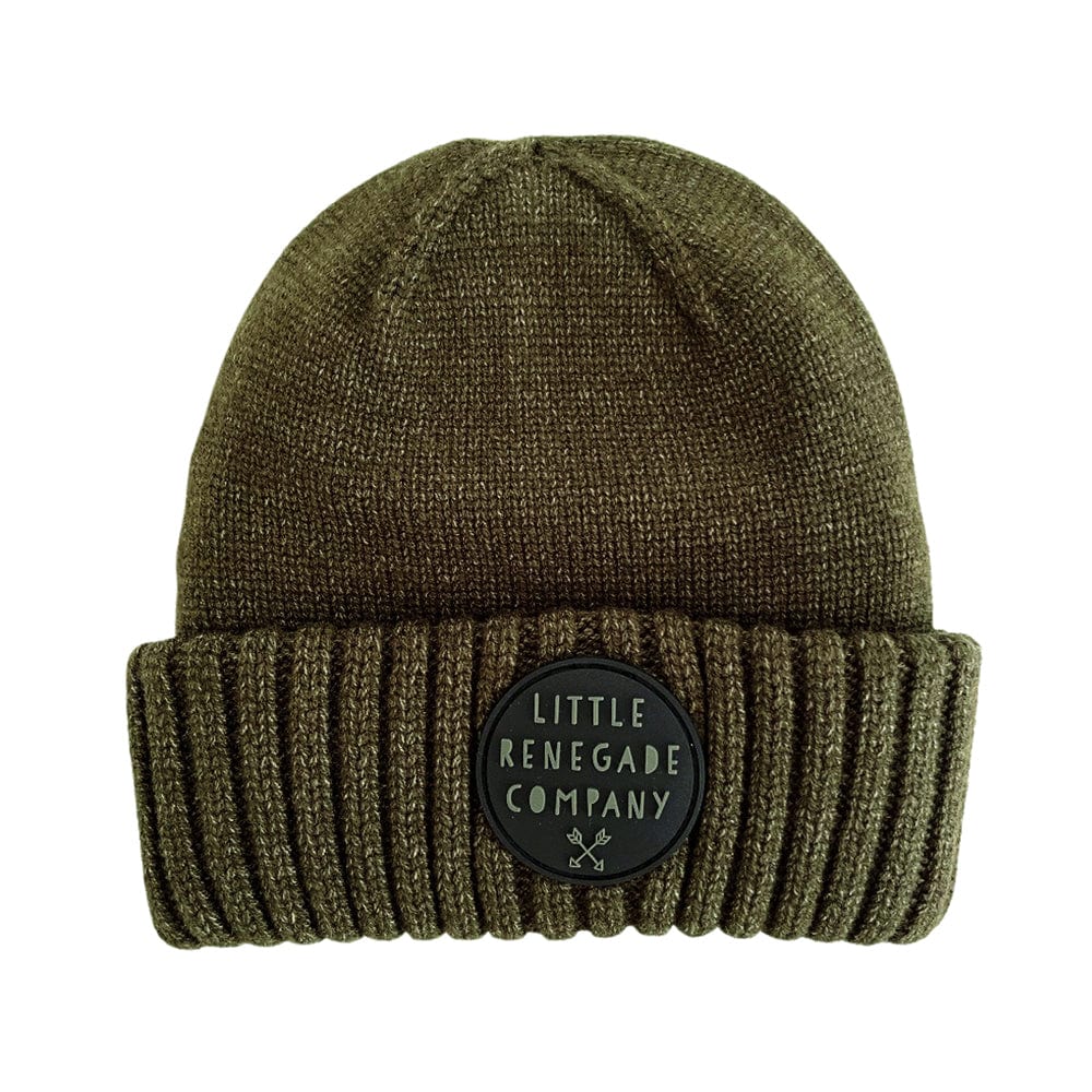 Little Renegade Company Accesories Hats Olive / Mini Little Renegade Ezra Beanie