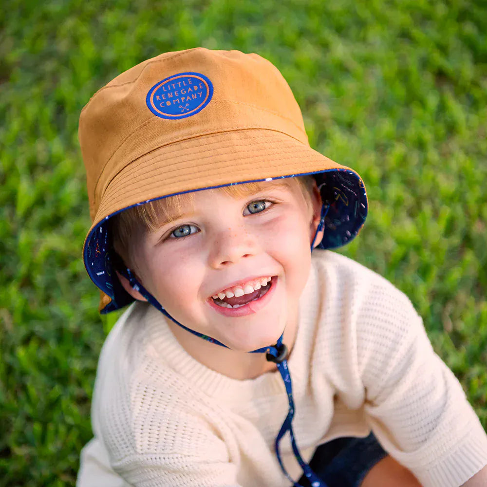 Little Renegade Company Accessories Hats Midi Arcade Reversible Bucket Hat