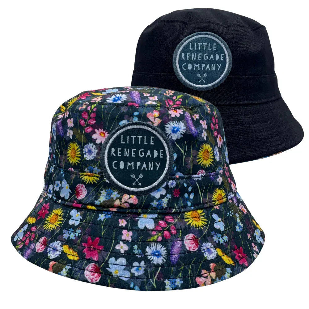 Little Renegade Company Accessories Hats Midi Fleur Reversible Bucket Hat