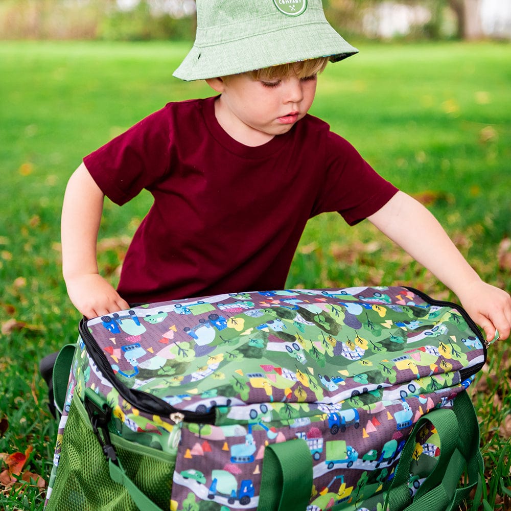 Little Renegade Company Children Accessories Wheels N Roads Duffle Bag