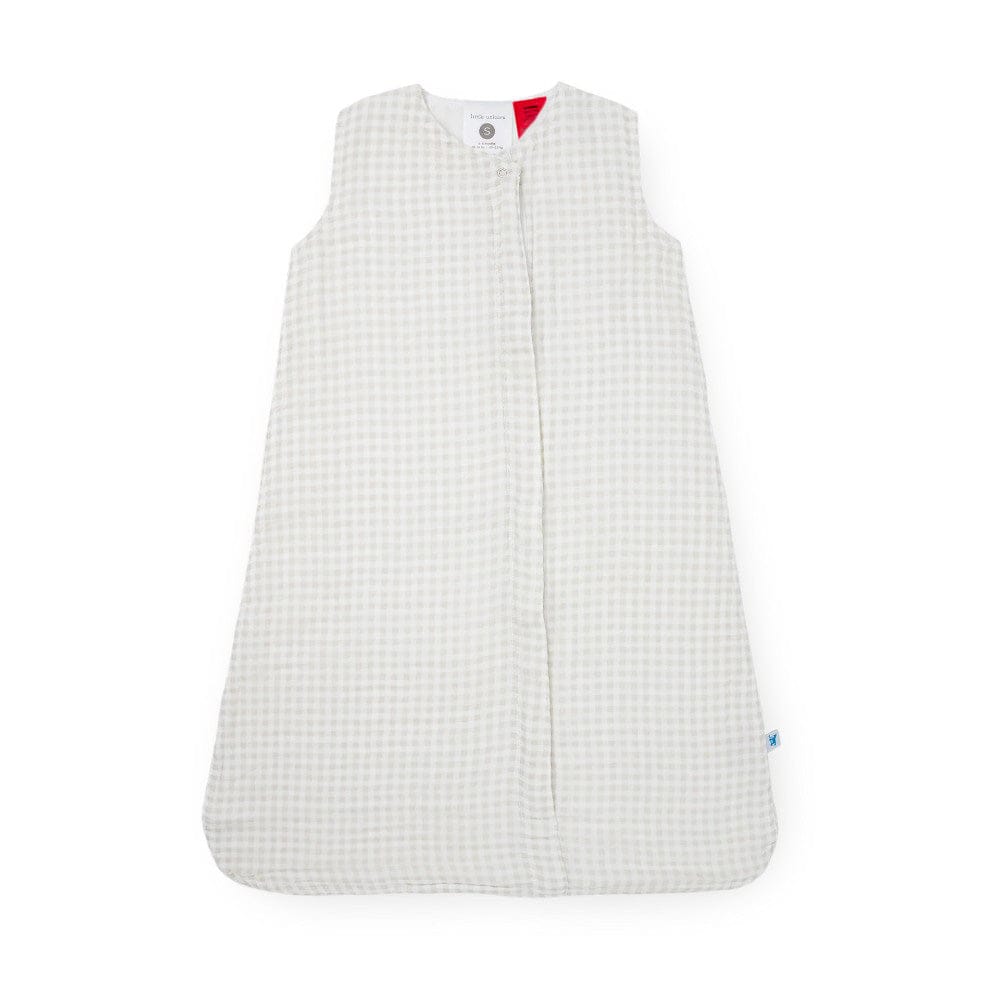 Little Unicorn Linen M Cotton Muslin Sleeping Bag - Tan Gingham