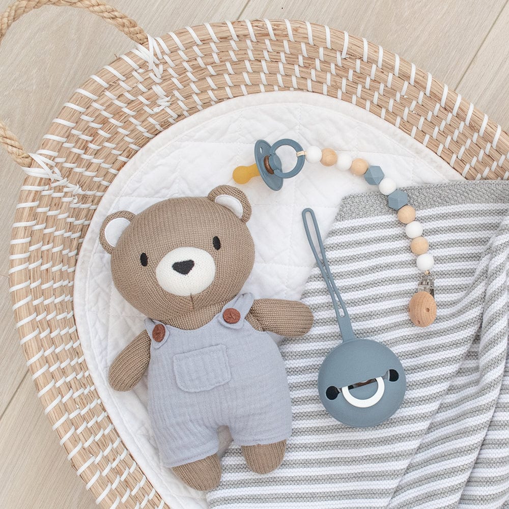 Living Textiles Baby Care Silicone Pacifier Case Holder