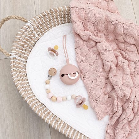 Living Textiles Baby Care Silicone Pacifier Case Holder