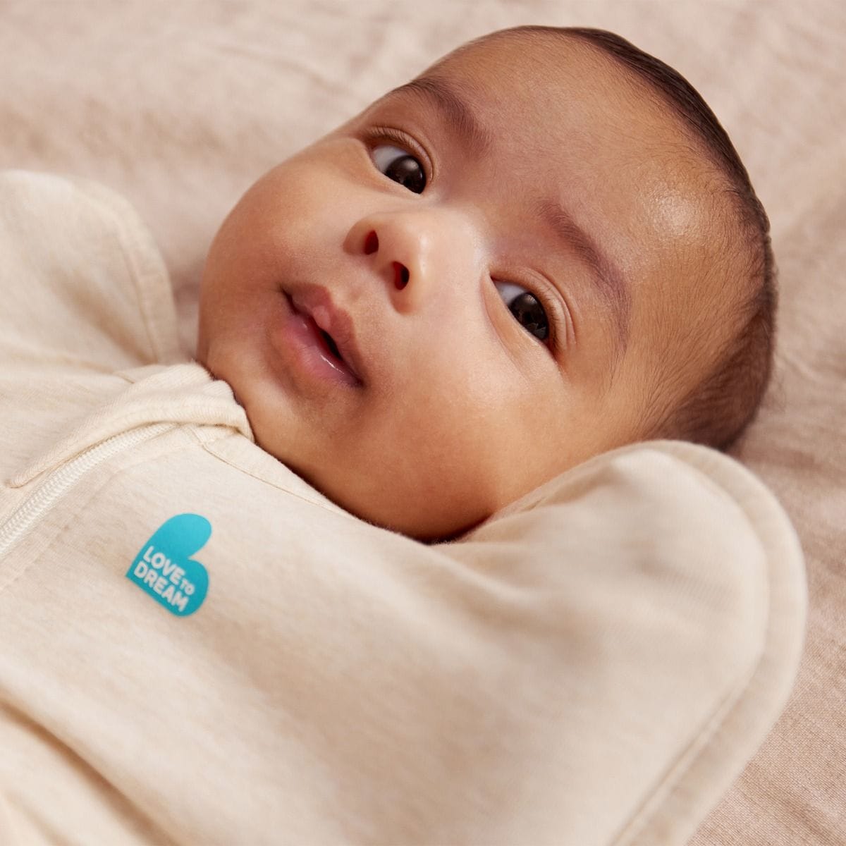 Love To Dream Unisex Sleepware Swaddle Up All Seasons 1.5 Tog - Oat Twigs