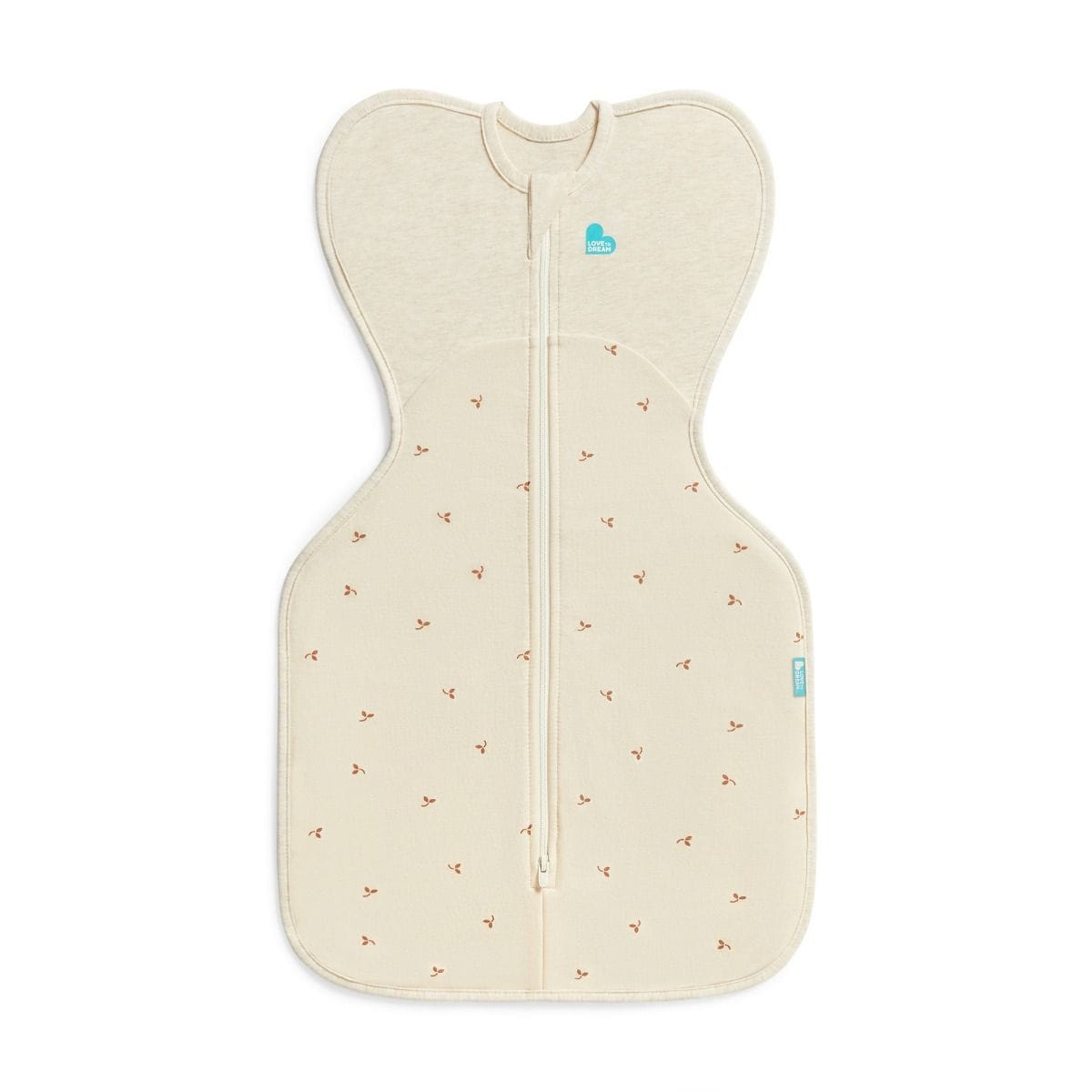 Love To Dream Unisex Sleepware Swaddle Up All Seasons 1.5 Tog - Oat Twigs