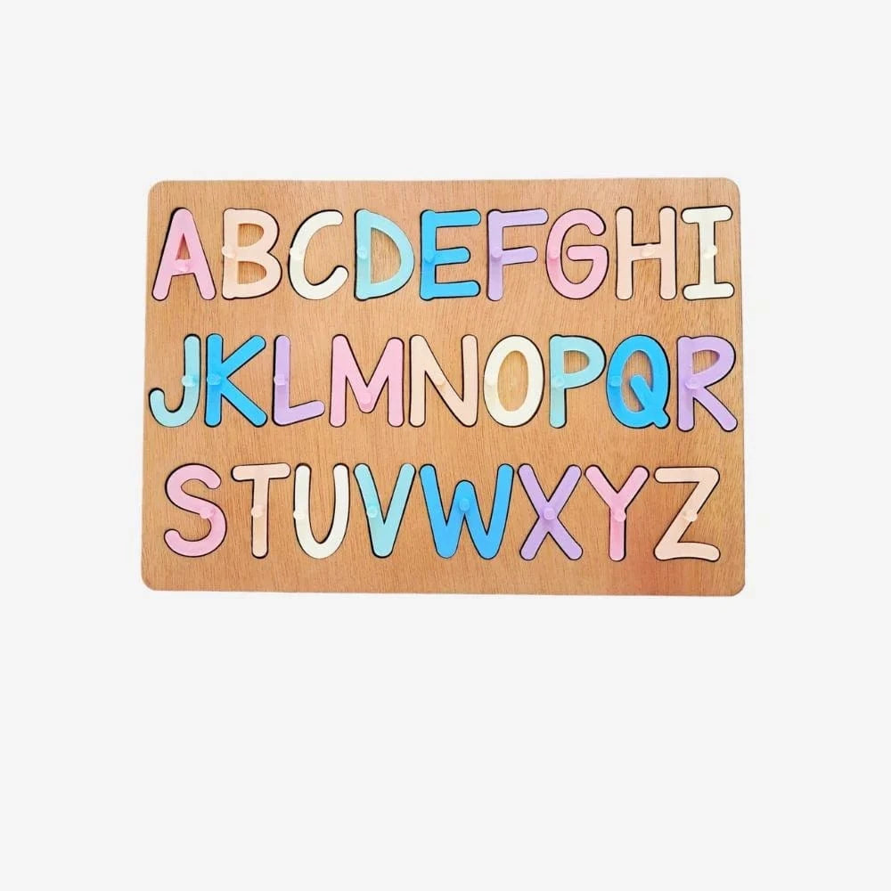 Lulo Toys Uppercase Alphabet Puzzle - Pastels