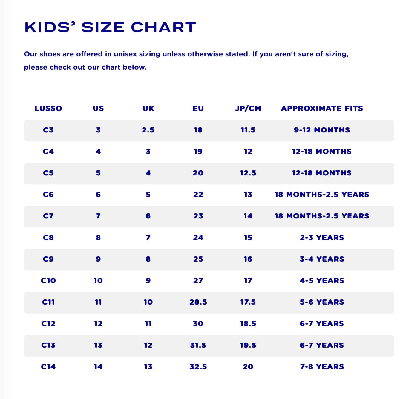 Lusso Cloud Unisex Shoes Scenario Kids - Indigo