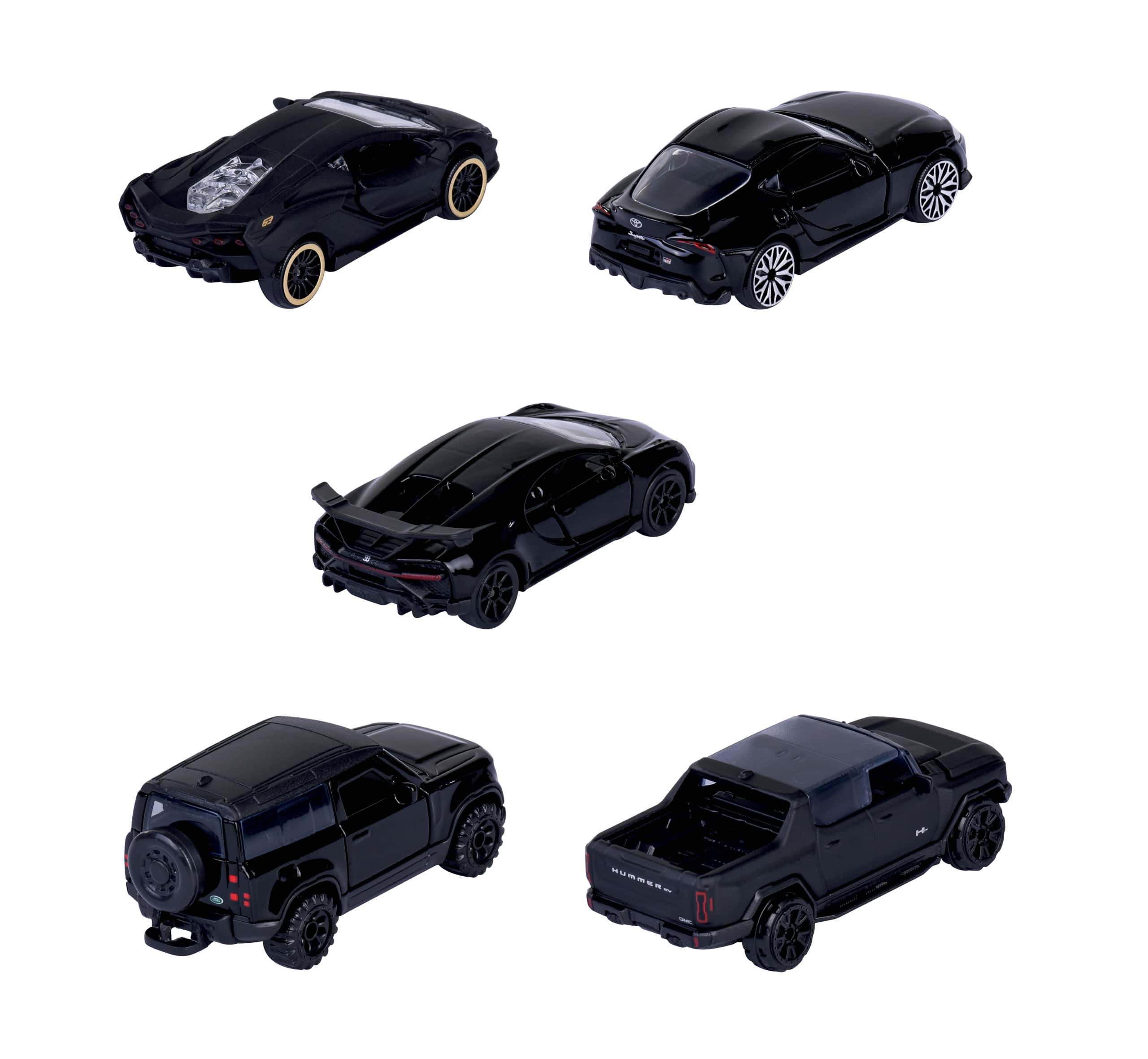 Majorette Toys Black Edition 5 Piece Gift Pack