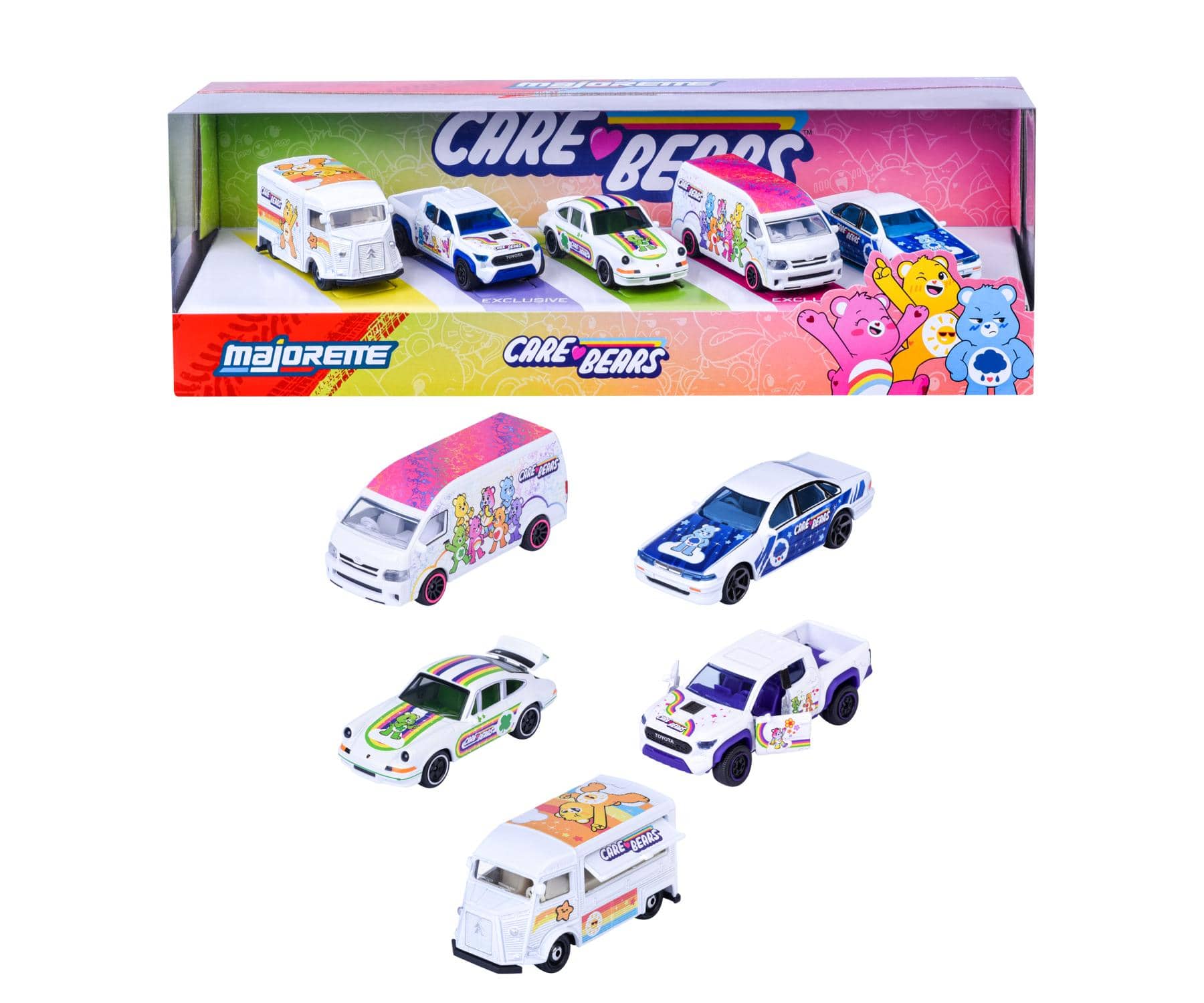Majorette Toys Care Bear Cars 5 Piece Gift Pack