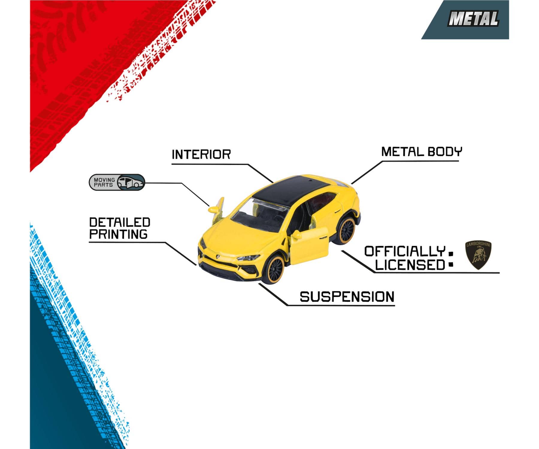 Majorette Toys Lamborghini 5 Piece Gift Pack