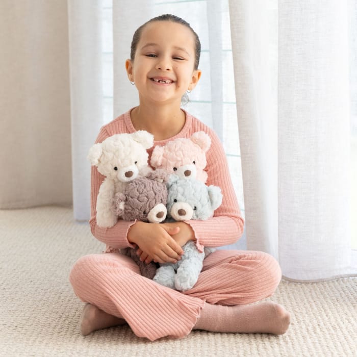 Mary Meyer Blush Putty Bear 28cm soft toy in a gentle blush color