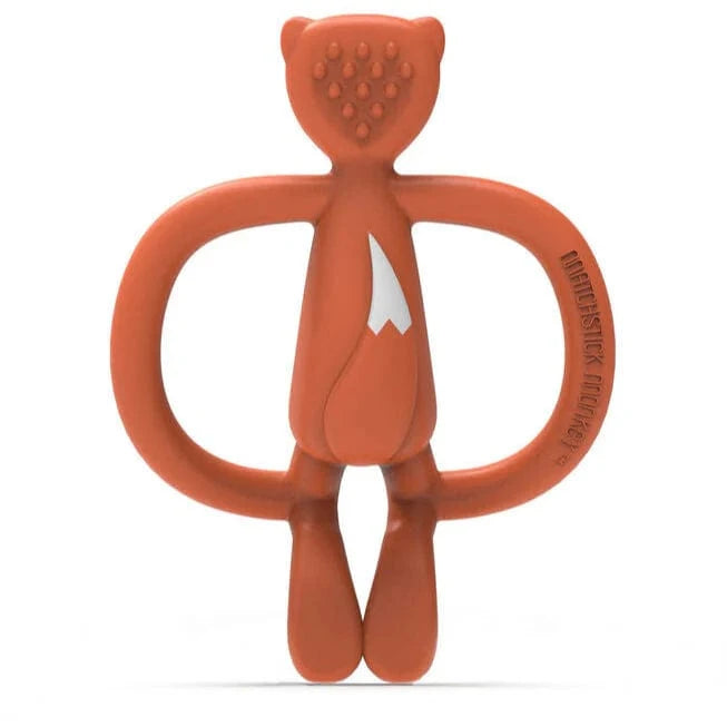 Matchstick Monkey Baby Care Animal Teether - Fox Anti Microbial