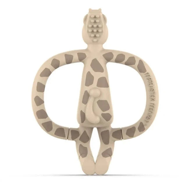 Matchstick Monkey Baby Care Animal Teether - Giraffe Anti Microbial