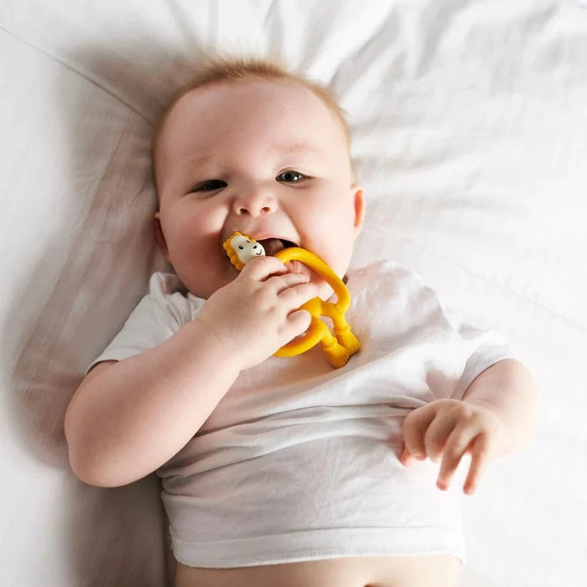 Matchstick Monkey Baby Care Animal Teether - Lion Anti Microbial