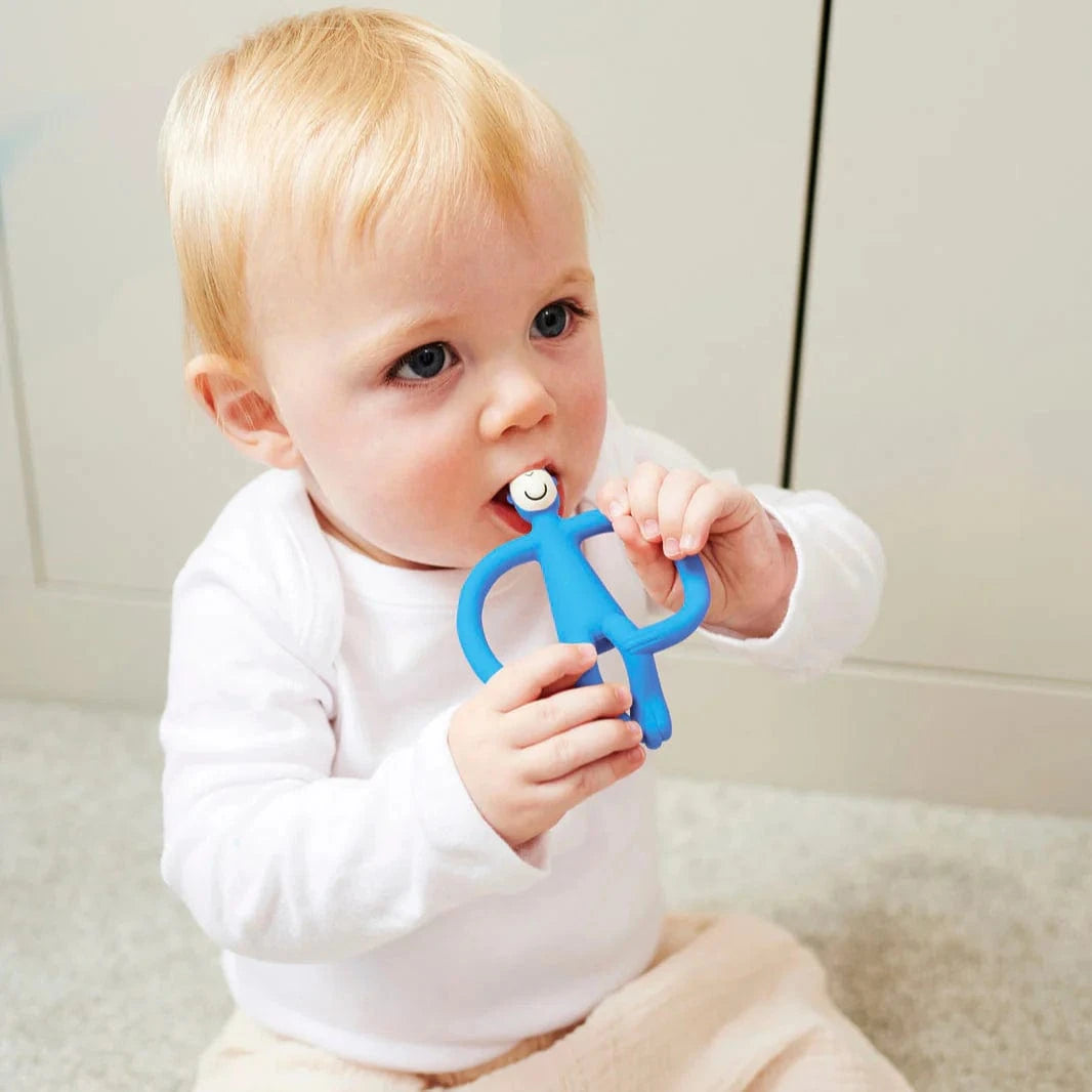 Matchstick Monkey Baby Care Teething Toy and Gel Applicator - Blue