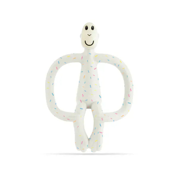 Matchstick Monkey Baby Care Teething Toy and Gel Applicator - Confetti Cream
