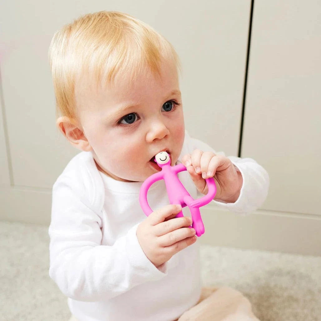 Matchstick Monkey Baby Care Teething Toy and Gel Applicator - Pink