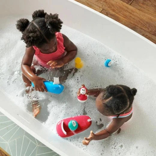 Matchstick Monkey Bath Toys Boat Set - Yellow