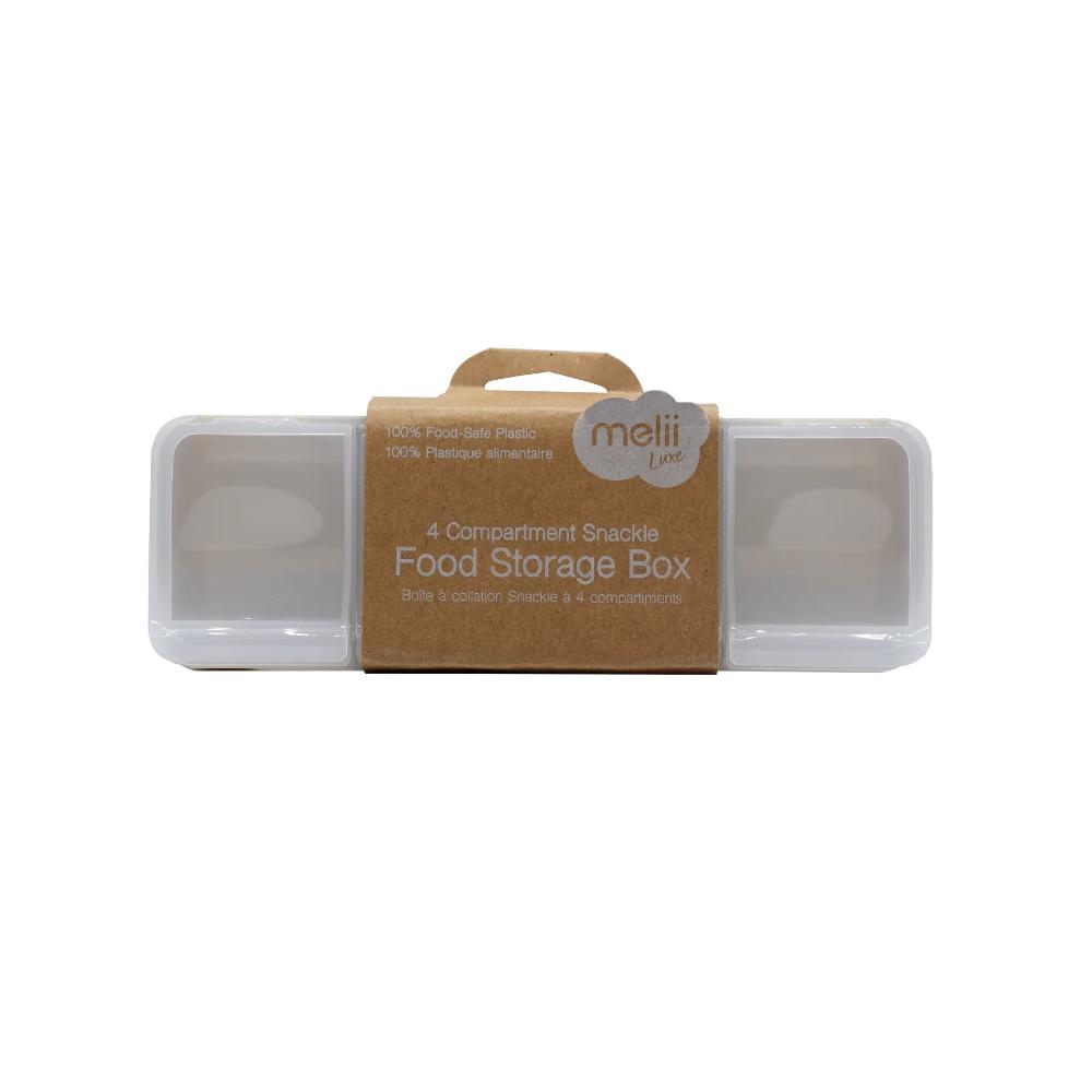 Melii Accessory Feeding 4 Compartment Snackle Box