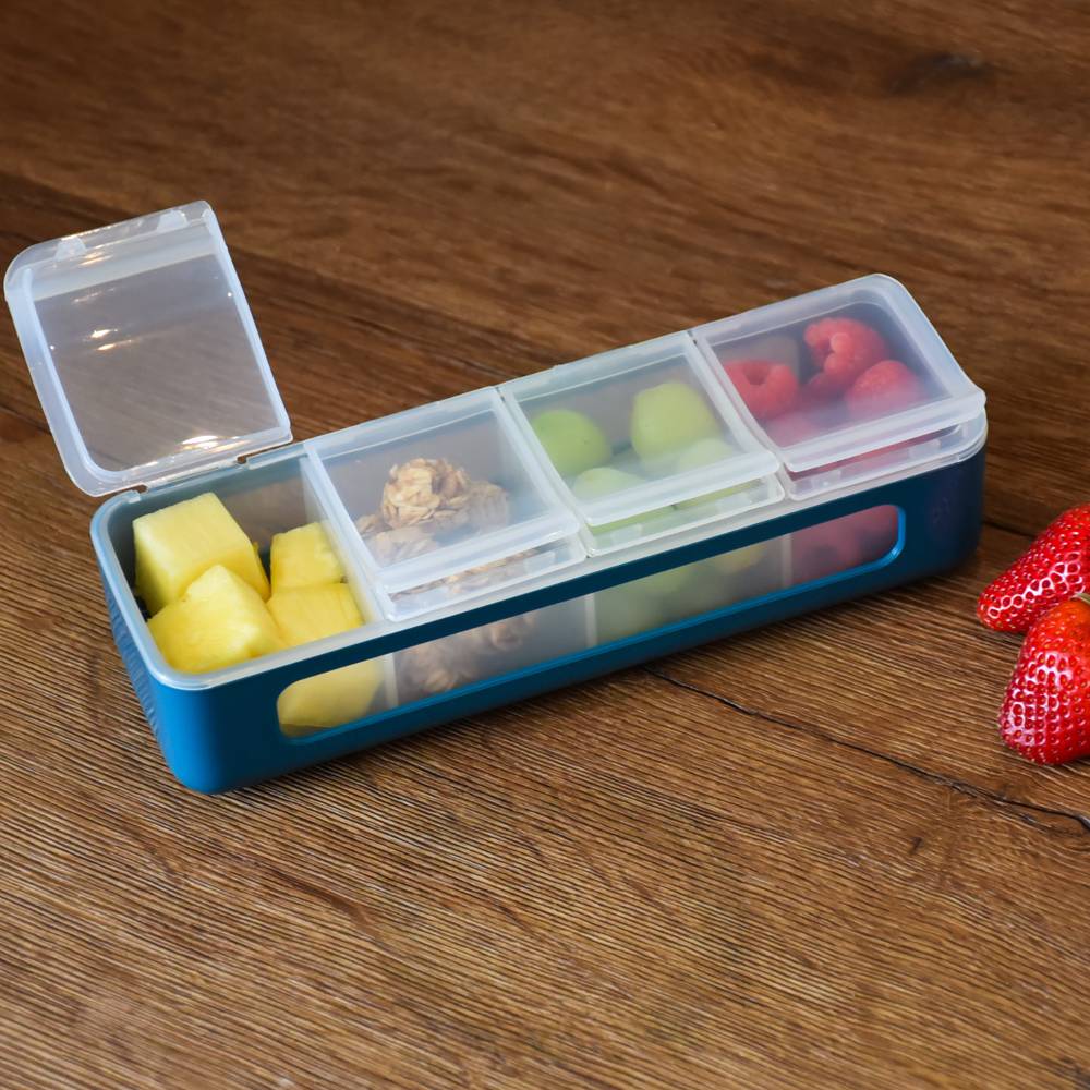 Melii Accessory Feeding 4 Compartment Snackle Box