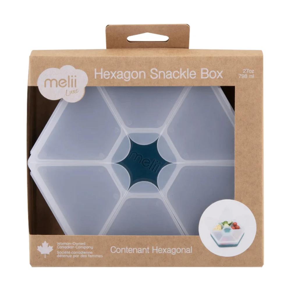 Melii Accessory Feeding Hexagon Snackle - Luxe Blue