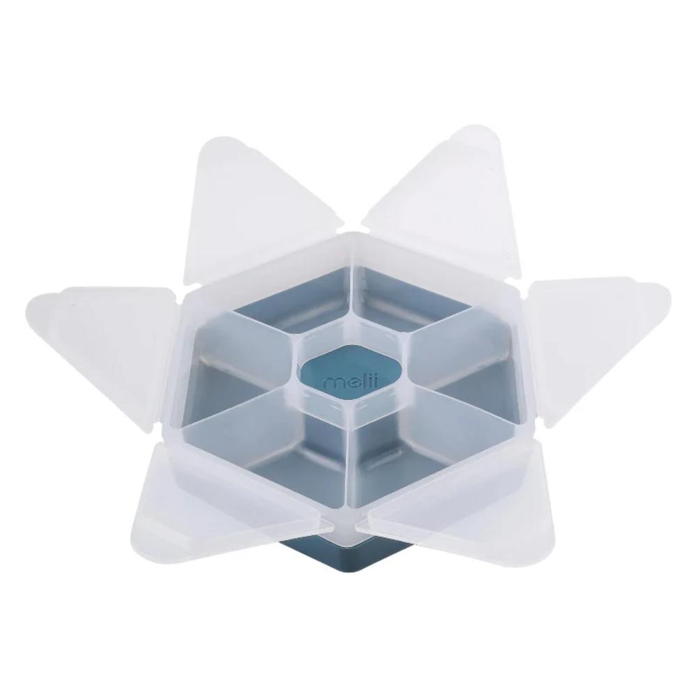 Melii Accessory Feeding Hexagon Snackle - Luxe Blue