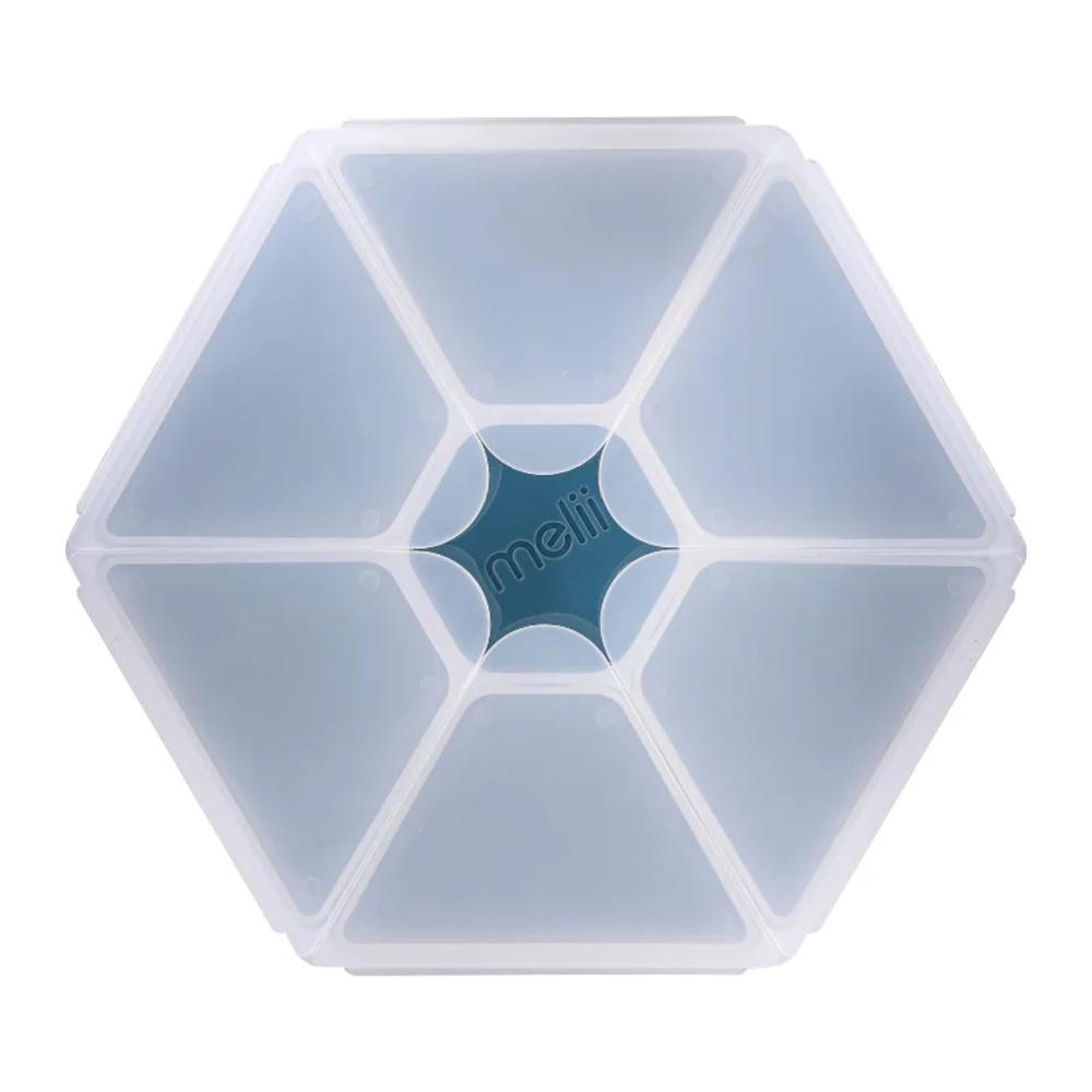 Melii Accessory Feeding Hexagon Snackle - Luxe Blue