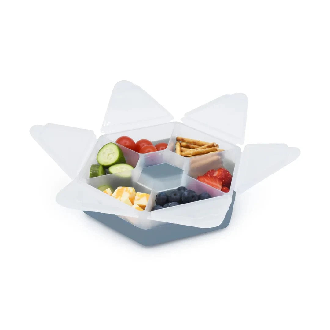 Melii Accessory Feeding Hexagon Snackle - Luxe Blue