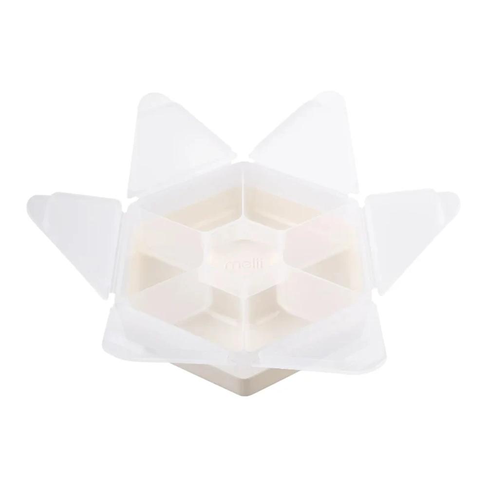 Melii Accessory Feeding Hexagon Snackle - Luxe Ivory