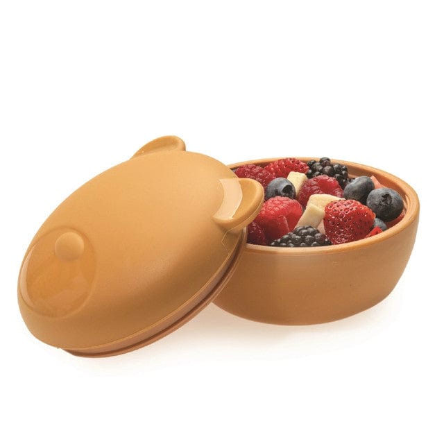 Melii Accessory Feeding Melii Silicone Animal Bowl with Lid & Utensils