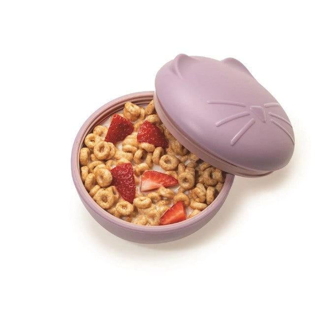 Melii Accessory Feeding Melii Silicone Animal Bowl with Lid & Utensils