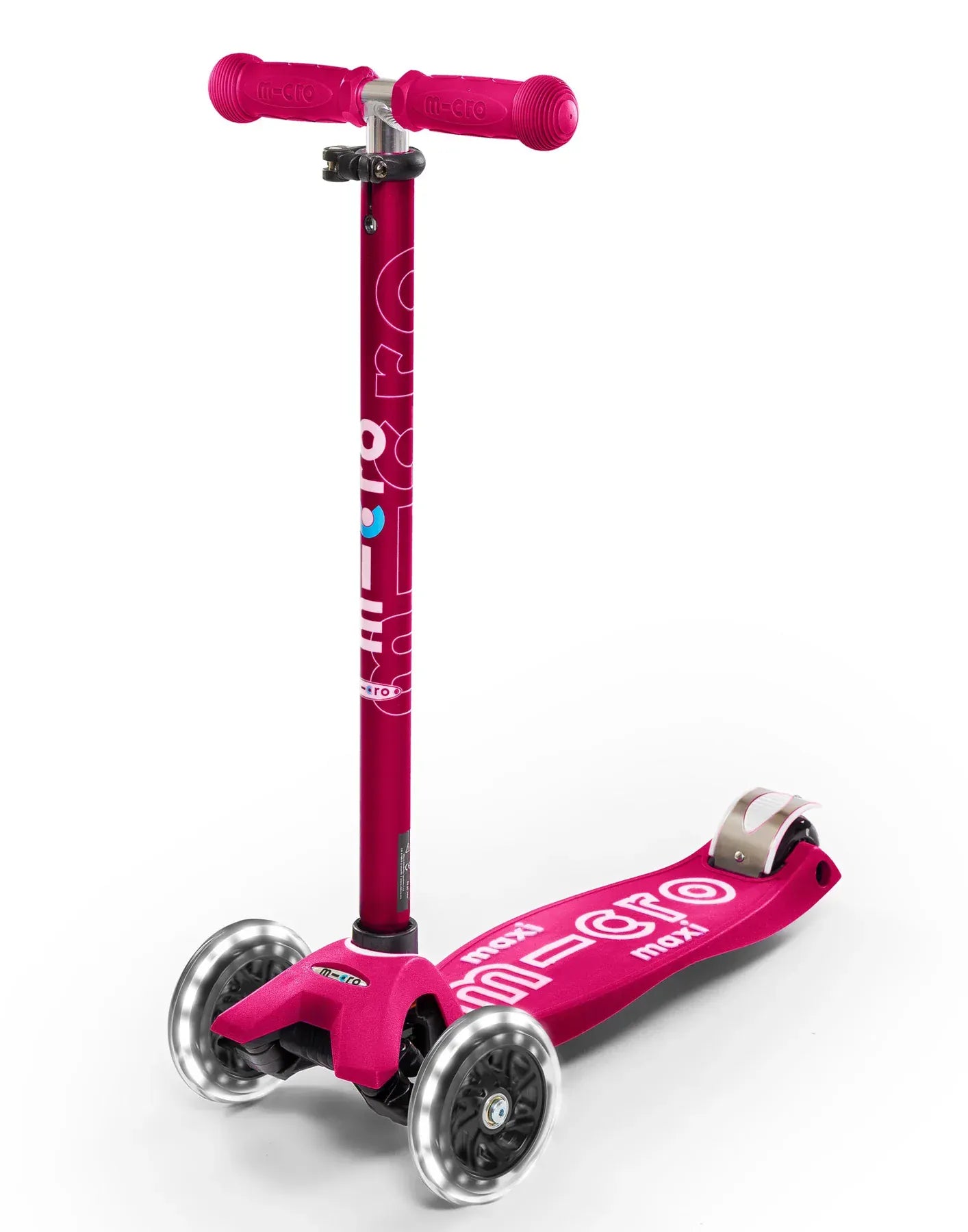 Micro Toys Pink Maxi Micro Deluxe LED Kids Scooter