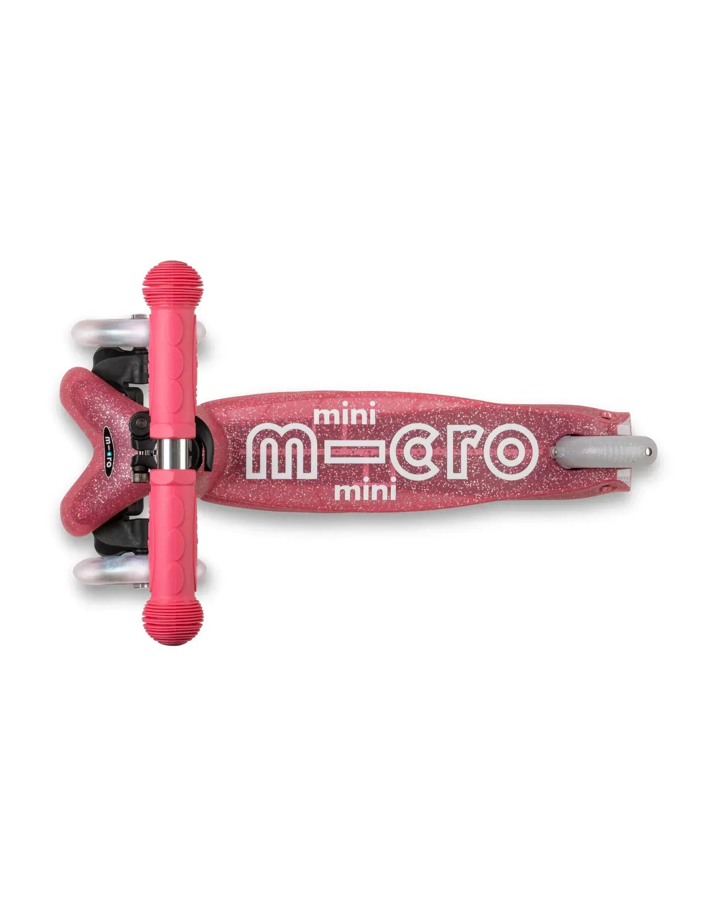 Micro Toys Pink Micro Mini Deluxe Glitter LED 3 Wheel Scooter