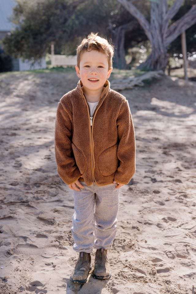 Milky Boys Jacket 2Y Teddy Sherpa Jacket