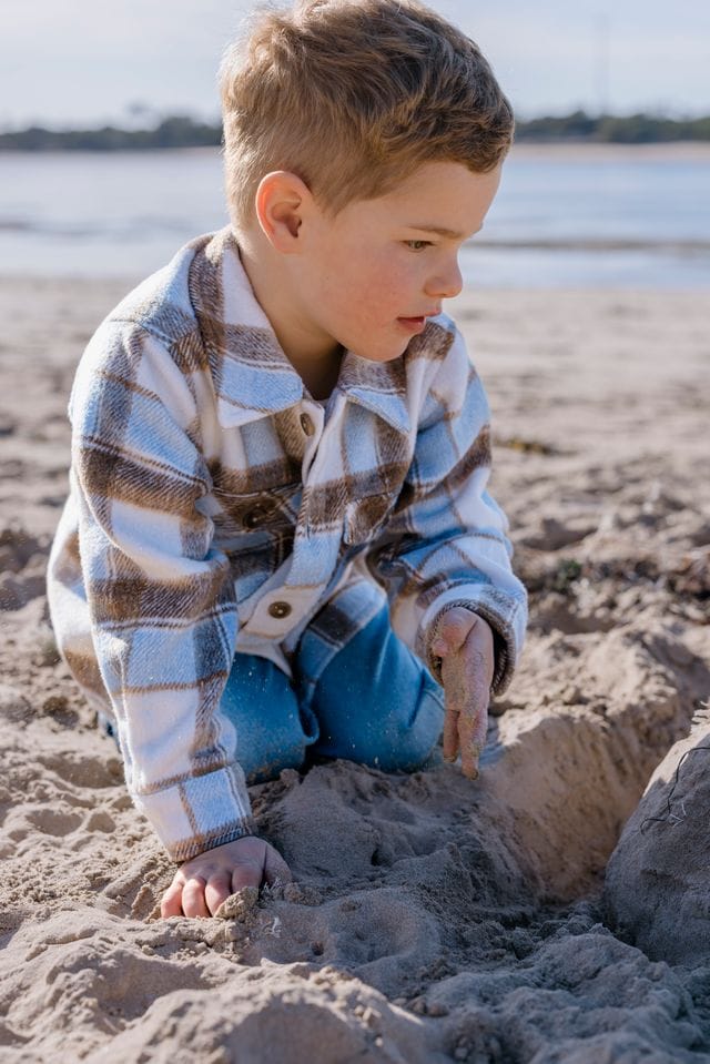 The Buddy Shirt - Blue - Parnell Baby Boutique