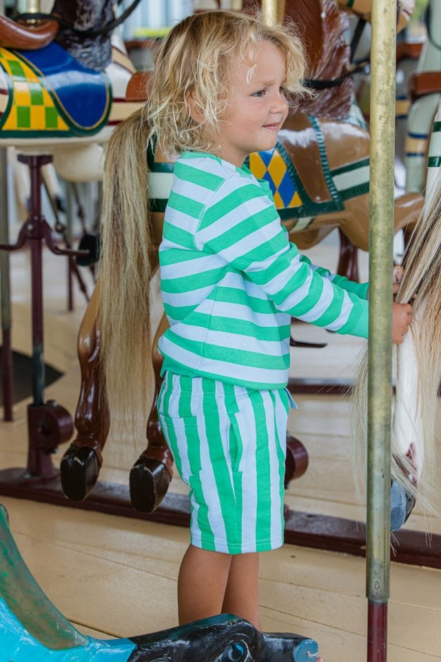 Milky Boys Jumper Athl Stripe Fleece Sweat