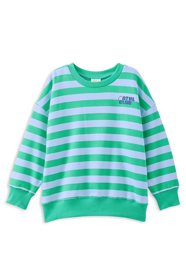 Milky Boys Jumper Athl Stripe Fleece Sweat