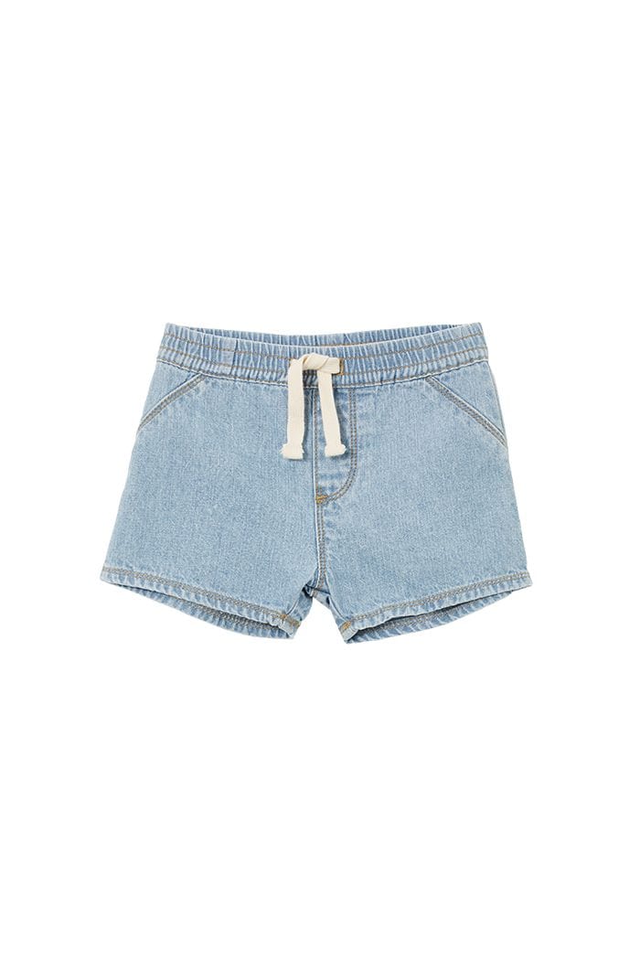 Milky Boys Pants Light Wash Denim Baby Short