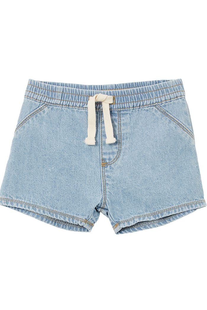 Milky Boys Pants Light Wash Denim Baby Short