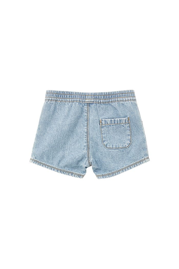 Milky Boys Pants Light Wash Denim Baby Short