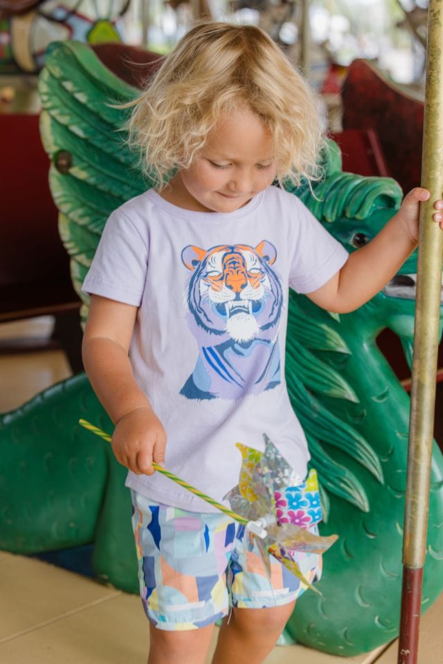 Milky Boys Tops 2Y Cheeky Tiger Tee